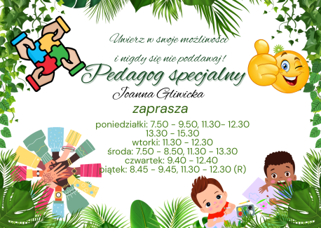 Pedagog specjalny zaprasza - 1 Pedagog specjalny zaprasza - 1