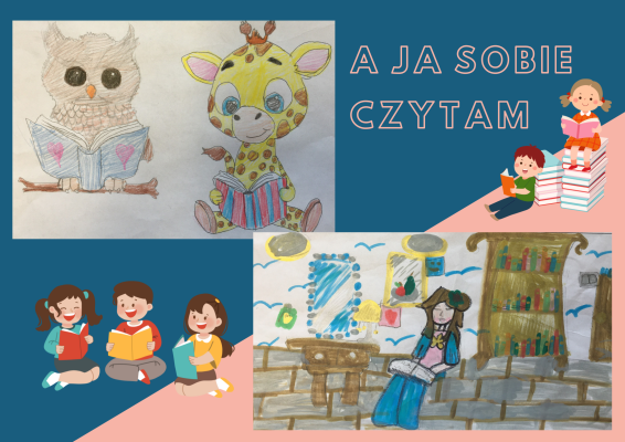 A ja sobie czytamdukacyjny Plakat motywacyjny - 1