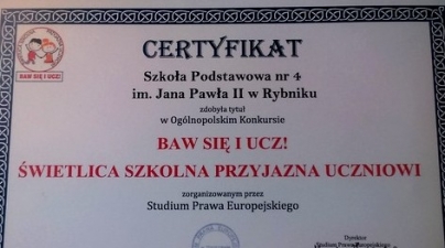 certyfikat