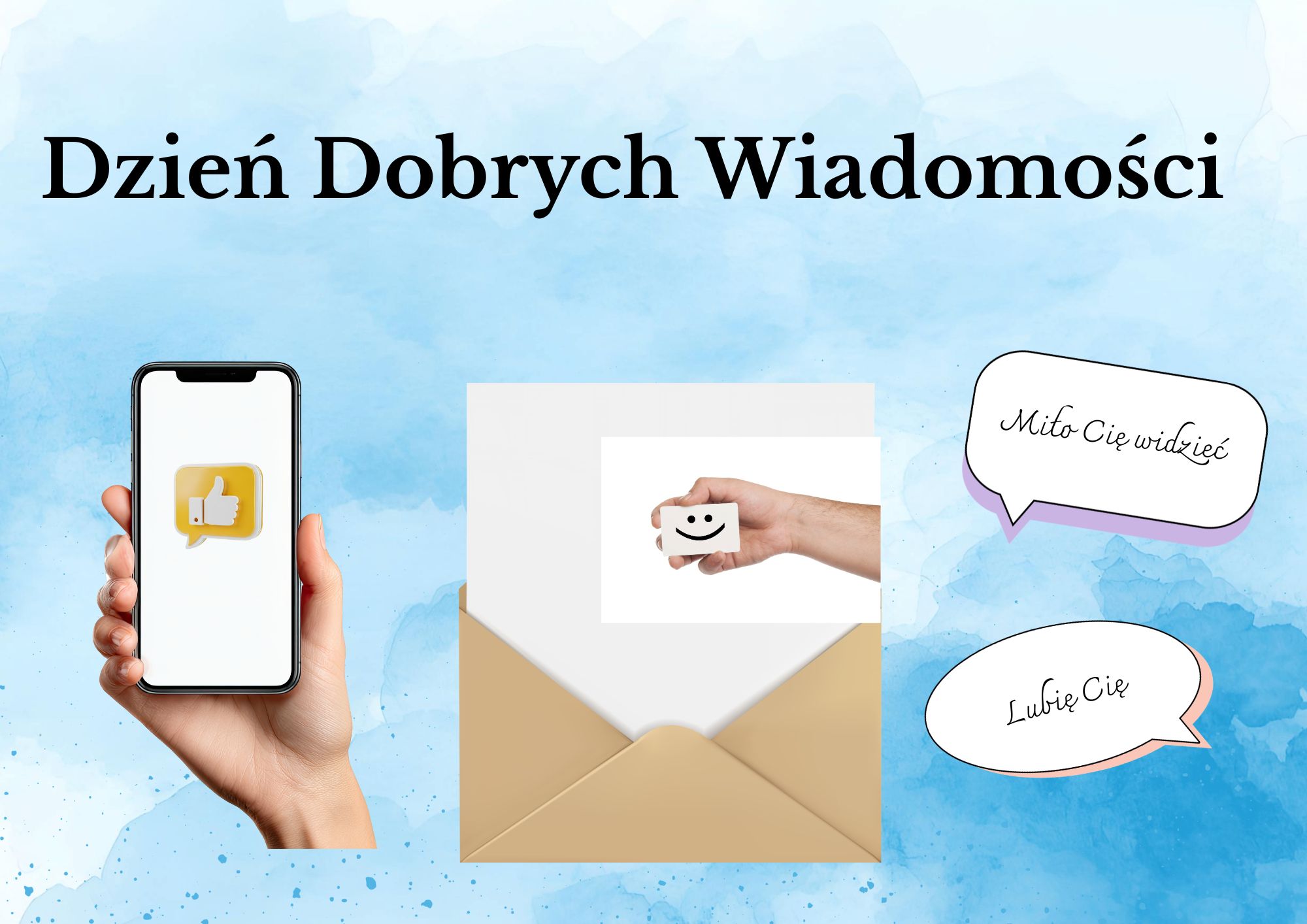 plakat Dzień dobrych wiadomości