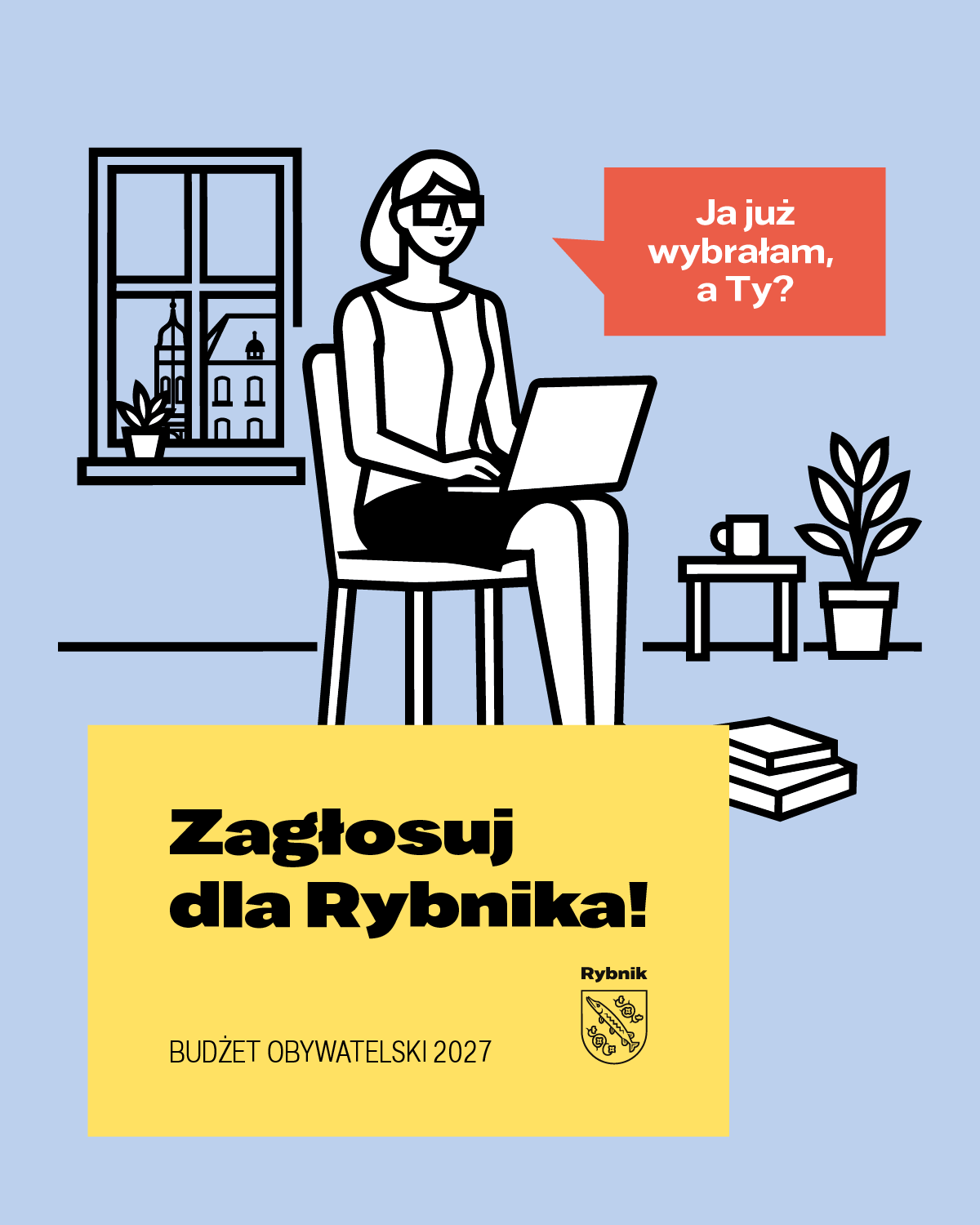 plakat dotyczący Budżetu Obywatelskiego 2027