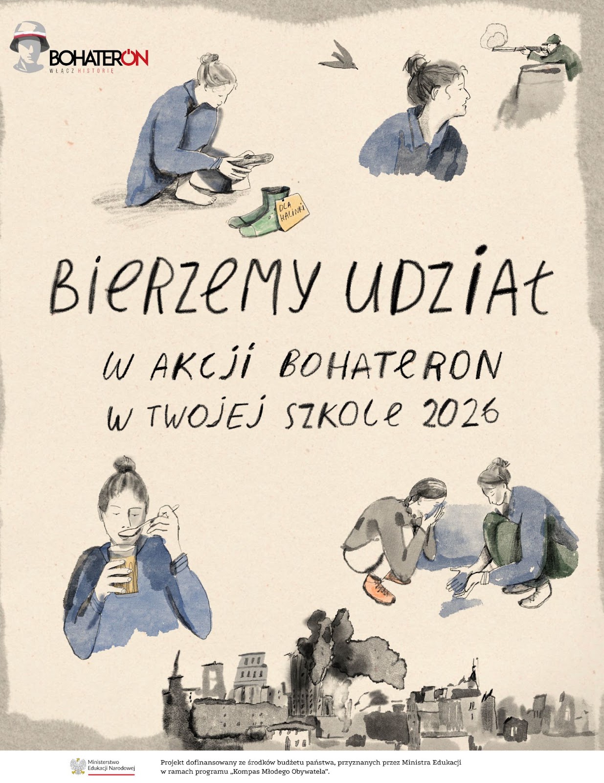 BohaterON plakat informacyjny akcji